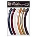 RC ROCHE ORNAMENT 6 Pcs Womens Thin Banana Ponytail Maker Holder Cute Secure Grip Hair No Slip Girls Ladies Beauty Fashion Accessory Clamp Clasp Clip, Medium Classic Multicolor