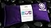 Happy Wraps Namaste Yoga Eye Pillows – Unscented Eye Pillows for Yoga – Set of 4 – Purple Cottonthumb 1