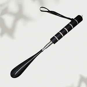 Telescopic Stainless Steel Shoe Horn Adjustable 12-29 Inch Handle Non-Slip Foam Grip Portable For Travel Home Boots