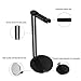 EletecPro Headphone Stand Holder,Universal Aluminum Alloy Gaming Headset earphone Holder Table Desk Display Rack Hanger Orgnizer Support For All Headphone Sizes (Black)thumb 1