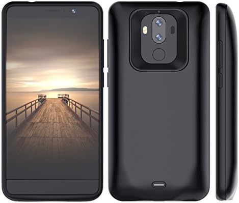 Wendapai Huawei Mate 9 Battery Battery Case, Portable External Backup Battery Charger Cover Case Pack for Huawei Mate 9 Battery,Battery Extender Rechargeable Power Bank Case Black