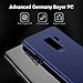 TORRAS Slim Fit Designed for Samsung Galaxy S9 Plus Case (2018), Hard Plastic Ultra Thin Phone Cover Matte Finish Grip Case for Samsung Galaxy S9 Plus, Navy Blue