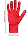 JOVITEC 3 Pairs Women Short Satin Gloves Wrist Length Gloves Gown Gloves Opera Gloves for Party (Black, White and Red)