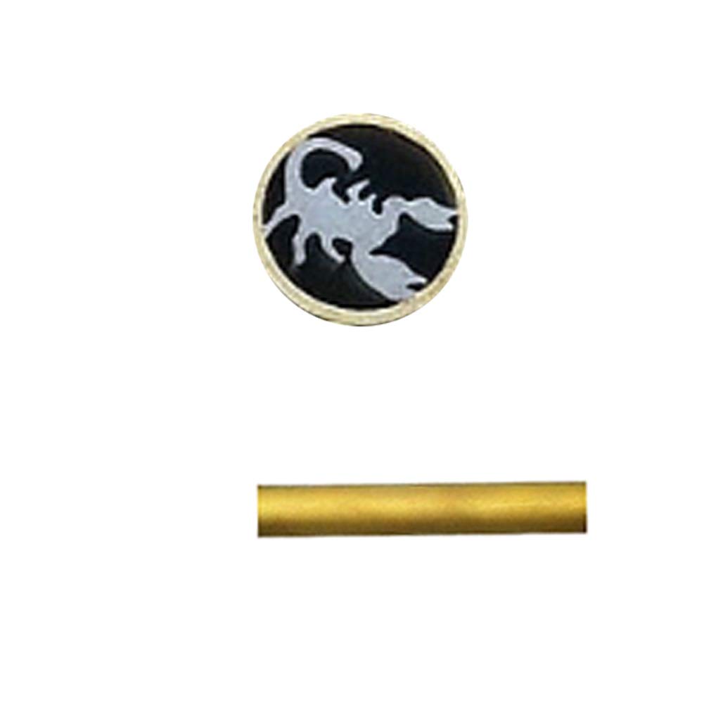 Mosaic pin Bolts Rivets for Knife Handle,Mosaic Screw Nail, Hunting Knives Fastener Studs,Length 4.5cm (5mm, Scorpion)