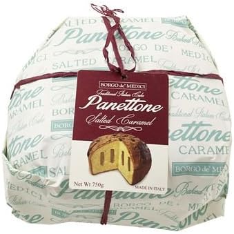 Salted Caramel Panettone, 750g - Filled with Joe & Seph's Caramel Sauce