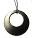 Shungite Pendant Double Circle. EMF Protection Stone. Genuine Shungite and Highest Quality Guarantee.