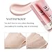 GL-Turelifes W-Airfit Pore Primer Face Makeup Base Pink Isolation Cream Invisible Pore,Cover Acne Marks,Smooth Skin,Oil Control Moisturizing Essence Concealer Foundation