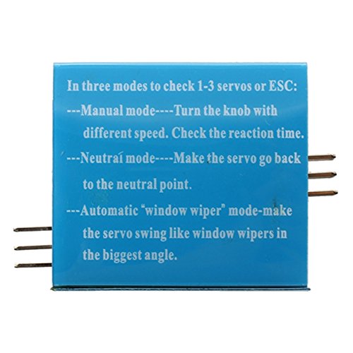 DS04-NFC 360 Degree Continuous Rotation Servo Motor+ RC Servo Tester 3CH ECS Consistency Speed Controller Power Channels CCMP Meter Geekstory