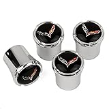 Chevrolet Corvette C7 Tire Valve Stem Caps - C7 Flags Logo