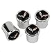 Chevrolet Corvette C7 Tire Valve Stem Caps - C7 Flags Logo