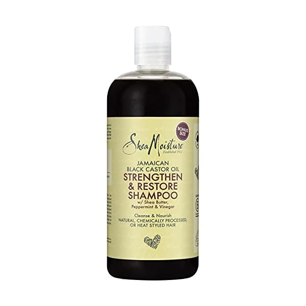 Shea-Moisture-Jamaican-Black-Castor-Oil-Strengthen-and-Restore-Shampoo-473-ml SHEA MOISTURE Jamaican Black Castor Oil Strengthen and Restore Shampoo, 506 ml (Pack of 1)