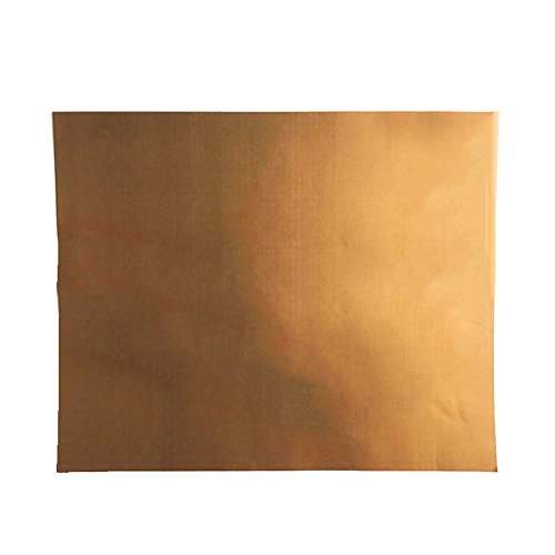YOTHG BBQ Grill Mat,Barbecue Grill Sheet,Non Stick, Reusable,Easy to Clean,for Grilling Meat,Veggies,Seafood,Eggs - Ideal for Charcoal Grill/Gas Grill (Copper 33 x 40cm)