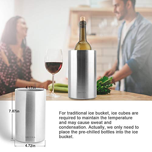 4 Secura+Cooler+Stainless+Chiller+Champagne