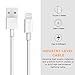 Sundix iPhone Charger, 10Foot Extra Long Lightning to USB Charger Cable, 8 Pin USB Sync and Charging Cords Compatible with iPhone 7/7 Plus/6S/6S Plus/6/6 Plus/5S/5C/5/SE/iPad/iPod - White - 3 Piece