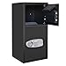 ZENY Large Security Safe Box Double Door Depository Safe Steel Safe Box Digital Drop Safe Depository for Home Office Money Gun Jewelry Security