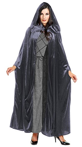 UPC 726123510058, Panne Velvet Hooded Cloak Costume Accessory - One Size - Chest Size 40-44