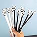 12pcs 0.5mm Cute Kawaii Animal Panda Pens Black Ink Gel Pens Fine Point Roller Pens (White)