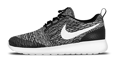 Nike women s wmns roshe one flyknit, black/white-cool g…