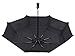 Fidus Compact Windproof Vented Automatic Travel Umbrella With Double Canopy - Large Lightweight Folding Car Golf Umbrella for Women Men Kids-black