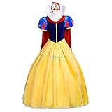 Angelaicos Womens Princess Costume Dress Cloak Petticoat Adults Kids (L, Adults Size)