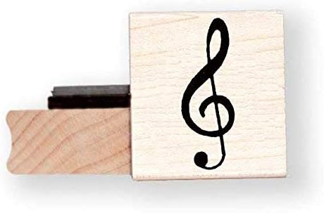 Treble Clef Rubber Stamp - BR135C
