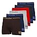 Knocker Men's Seamless Boxer Brief Stretchable Underwear 6 pcs, Assorted Colors (019M)