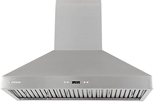XtremeAir PX03-W36, 36" wide, LED lights, Baffle Filters W/ Grease Drain Tunnel, 1.0mm Non-Magnetic Stainless Steel Seamless Body, Wall Mount Range Hood