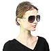 JHfair Square Aviator Fashion Brand Designer Aviator Sunglasses For Men