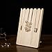 MyGift Set of 2 Natural Wood Adjustable-Length Necklace Holder, Jewelry Display Stand