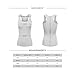 David Archy Women's 2 Pack Bamboo Fiber Slim Fit Casual Racerback Workout Tank Tops