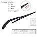 Replacement for Scion XB 2008-2015 XA 2004-2006, Toyota Yaris 2007-2016 Rear Windshield Wiper Arm Blade Set - OTUAYAUTO Factory OEM 8524212110