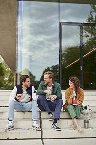 Mepal Lunchpot Ellipse â Natural Brushed â 500 ml praktischer Thermo-Essensbehälter, Joghurtbecher, to go Becher â Hält Speisen Lange warm oder kühl, polypropyleen, 500 + 200 ml – Bild 5