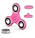 Glow-In-The-Dark Spinner, Hand Spinner Toy Kit by Boxgear for Relieving ADHD, Anxiety, Boredom Spins for up to 2 Minutes Non-3D Printed. Premium Weighted and Balanced Hand Spinner - Pnk