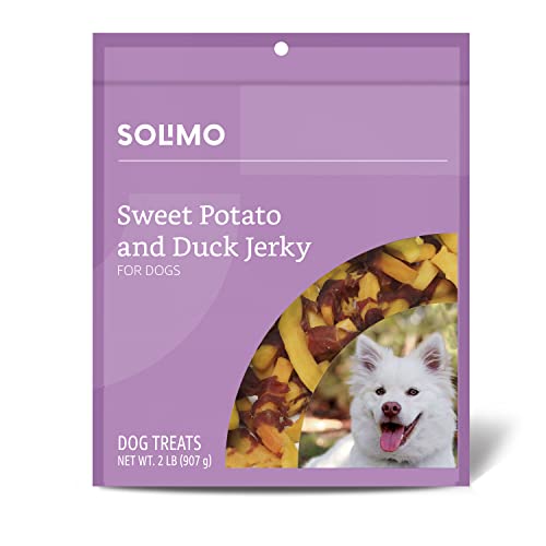 Amazon Brand - Solimo Sweet Potato & Duck Jerky Dog