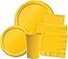 75-Count Value Pack Paper Dinner Plates, Schoolbus Yellow