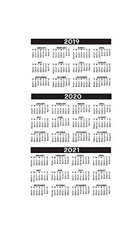 Executive 7 Ring Check Binder, 500 Check Capacity, for 9x13 Inch Sheets, with 6 Year Calendar Organizer, Sleek Business Design, Premium Quality - Black (11703) - Thumbnail 3