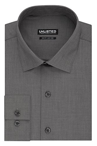 Kenneth Cole Unlisted Mens Slim Fit Solid Spread Collar Dress | Desertcart  Fiji