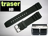 Traser Italian Rubber Watch Band 22mm