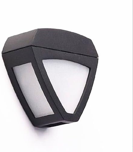USA Star Triangle Solar Wall Lamp 4 Led Fence Light for Garden Outdoor Decorative