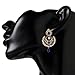 Extensive kundan with touch of Faux and polki India earring PCEAZ006BL