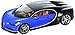 BBURAGO 1:18 Bugatti Chiron Blue Diecast Model Roadster