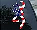 Browning Decal, Buckmark, 6 inch, Flag Print