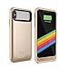iPhone X Battery Case, Alpatronix BX10 5.8-inch 4000mAh Slim Rechargeable Extended Protective Portable Backup Charger Case for iPhone X Juice Bank Power Pack [Apple Certified Chip; iOS 11+] - Gold