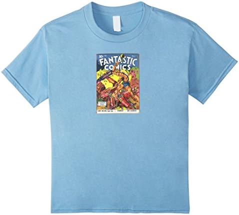 unisex-child T-shirt Classic Superhero Samson 1941 12 Baby Blue
