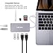 MINIX USB-C Hub Multiport Adapter with Dual HDMI Output, 4K Adapter, 3 USB 3.0 Ports, Gigabit Ethernet Port,USB-C Charging Port, Micro SD/SD Card Readers for Apple MacBook/MacBook Pro. (Space Gray)