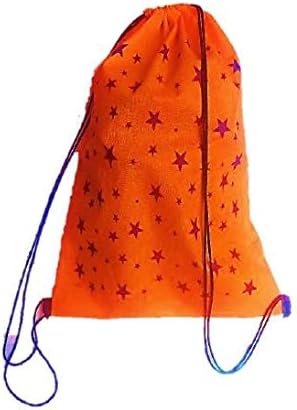 Demoda Printed Travel Multi Purpose Storage Bag (Orange) - Pack of 24