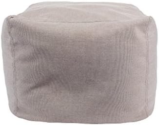 Core Covers Outdoor/Indoor Sunbrella Pouf, 20" x 20", Sailcloth Space