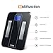 Bathroom Weight Scale, Lumsing Digital Body Fat Scale with Tempered Glass Surface and 10 Users Auto Recognition, 400lbs/180kg Capacity (Black)