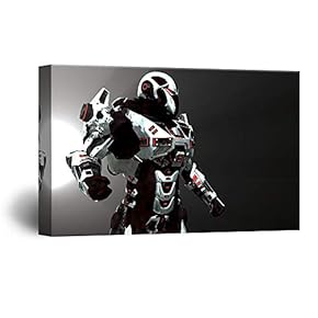 Wall26-Canvas Wall Art-Robots-Giclee Painting Wall Bedroom Living House Decoration Home Art - 12x18 inches