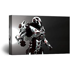 Robots Painting Wall Bedroom Living House